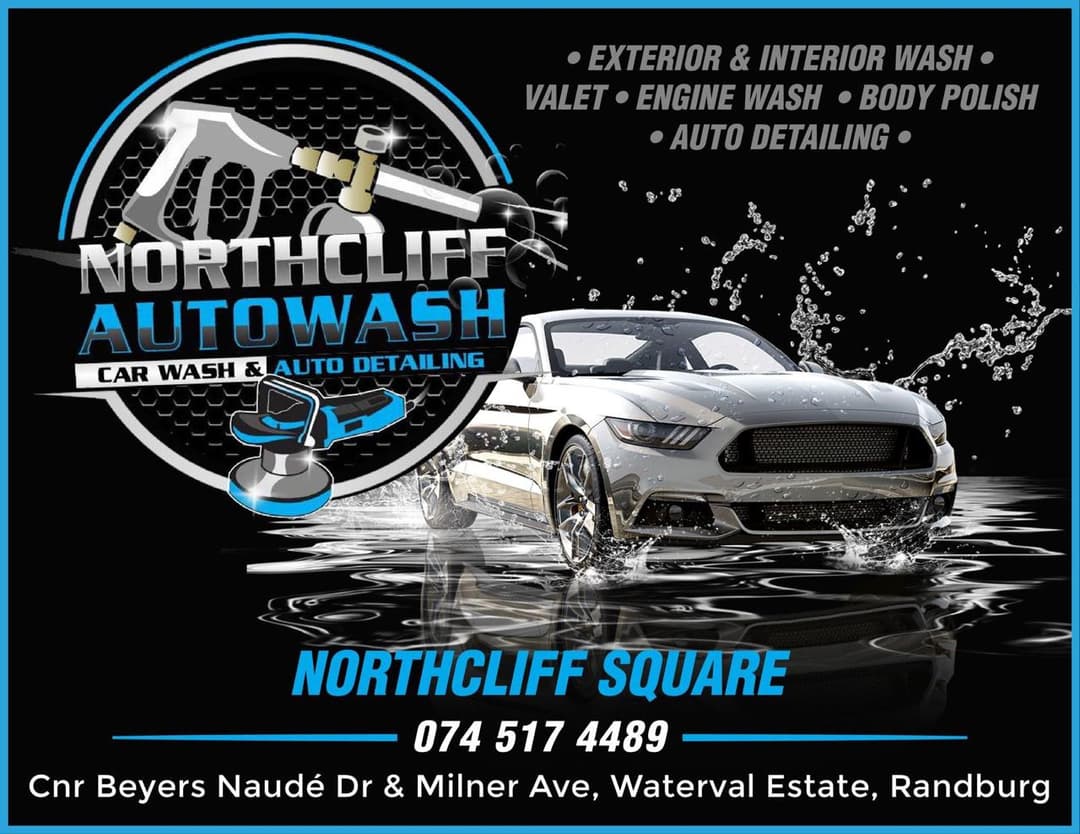 A poster advertising a car wash and detailing company